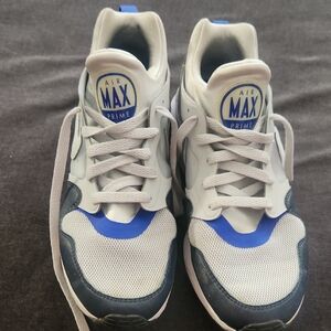 Nike Air Max Prime Blue and White Sneakers